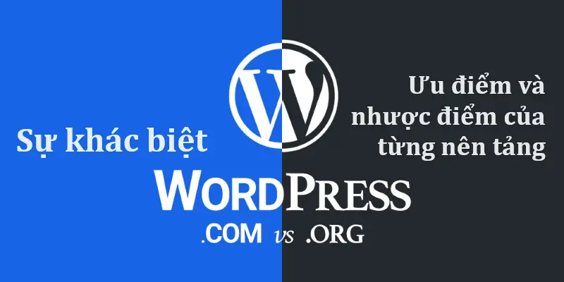 wordpress com wordpress org