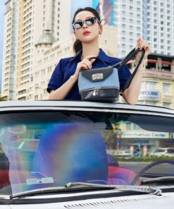 Balo Nắp Gập Phối Khoá Kéo Trang Trí