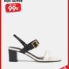Giày Sandal 2 Quai Ngang Khoá Trang Trí 2