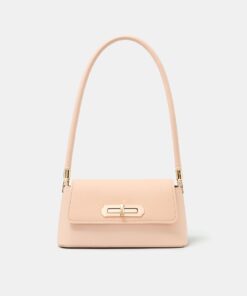 Túi Xách Nhỏ Baguette Đeo Vai Khoá Xoay