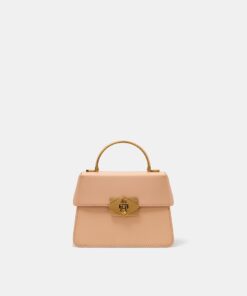 Túi Xách Nhỏ Top Handle Phối Khoá