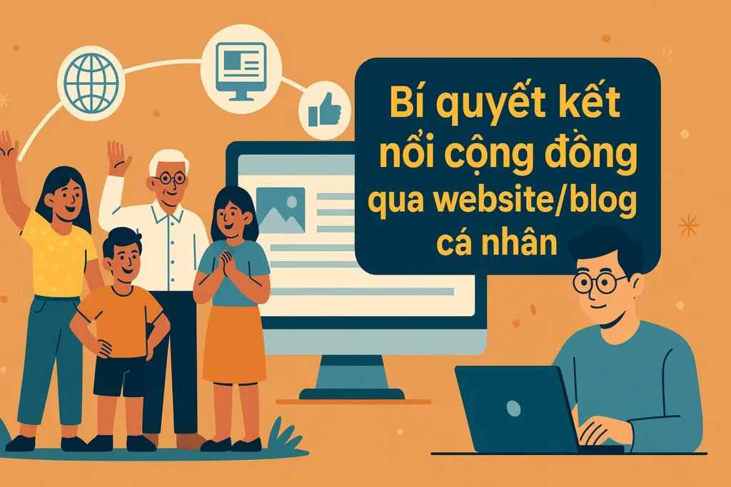 Bí quyết kết nối cộng đồng khu phố qua website/blog cá nhân: Chia sẻ – Giao lưu – Lan toả 12 kết nối cộng đồng khu phố