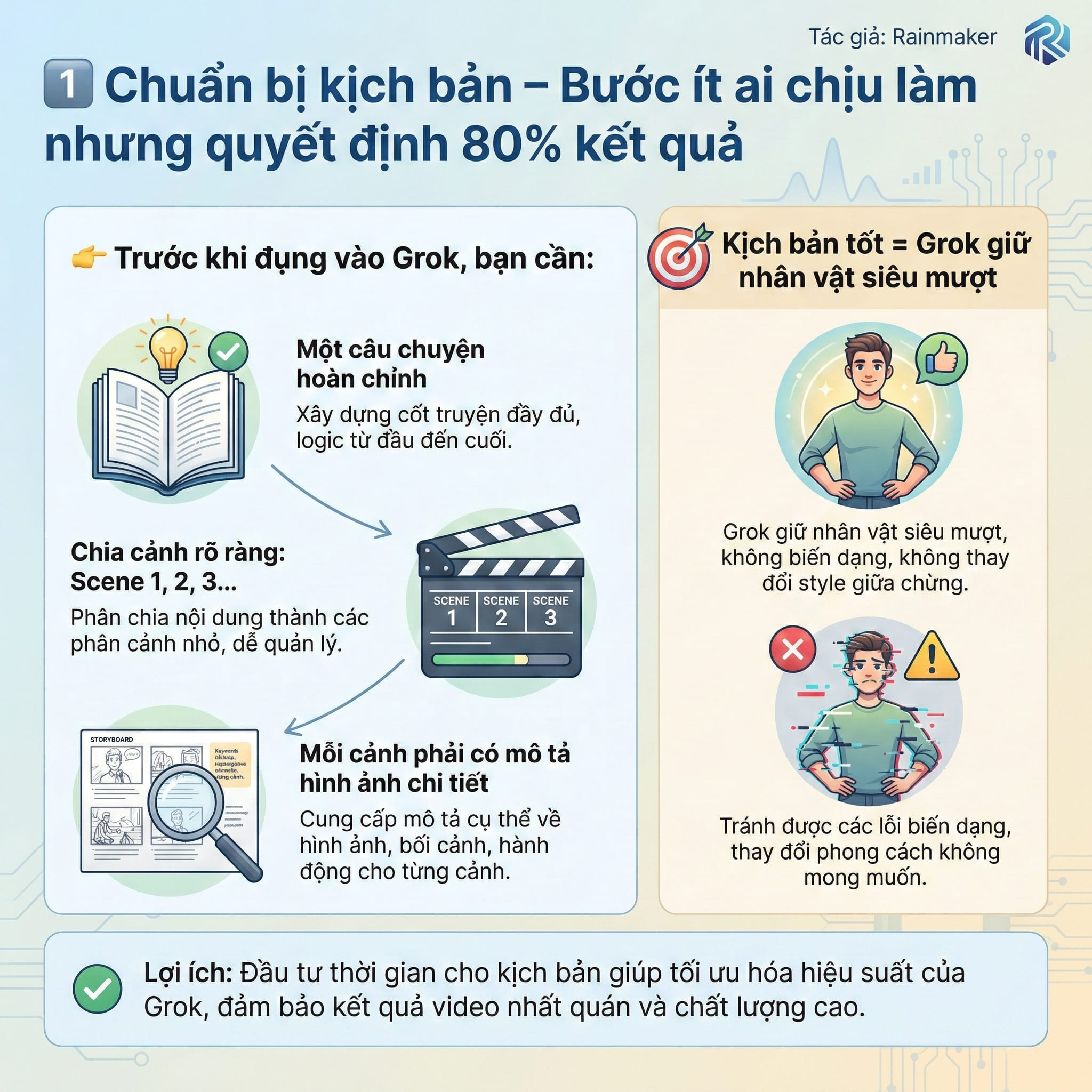 Tạo Video Dài Bằng Grok AI Miễn Phí 100%, Nhân Vật Nhất Quán, Giọng Đọc Chuyên Nghiệp 2 Tạo Video Dài Bằng Grok AI Miễn Phí