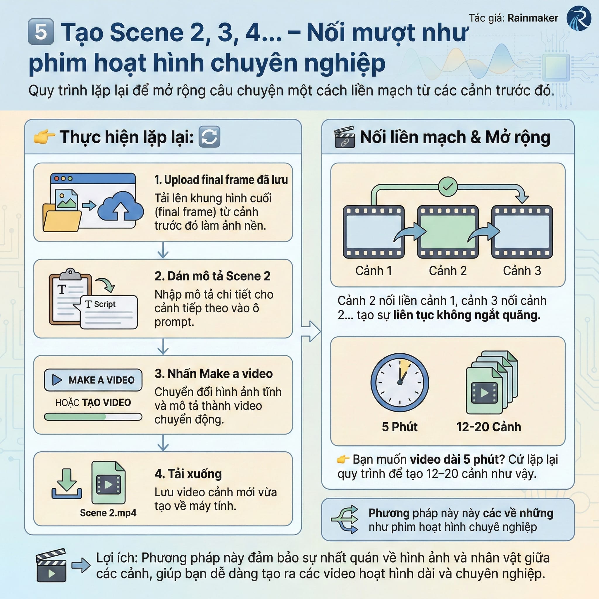 Tạo Video Dài Bằng Grok AI Miễn Phí 100%, Nhân Vật Nhất Quán, Giọng Đọc Chuyên Nghiệp 6 Tạo Video Dài Bằng Grok AI Miễn Phí
