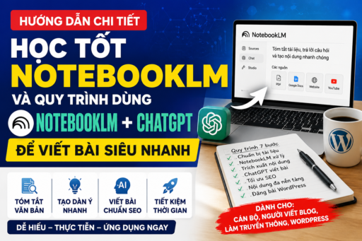 Hướng dẫn học NotebookLM và dùng ChatGPT viết bài chuẩn SEO WordPress siêu nhanh